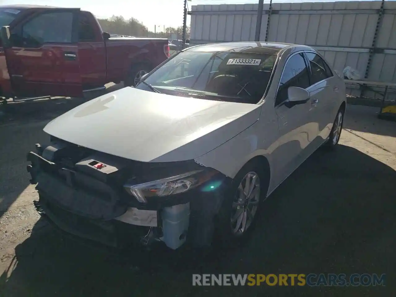 2 Photograph of a damaged car W1K3G4EB0LW044274 MERCEDES-BENZ A-CLASS 2020