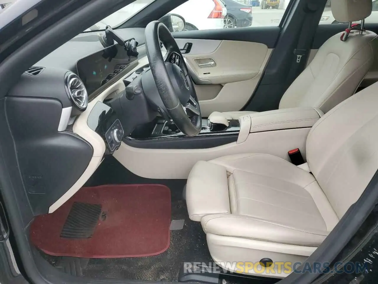 7 Photograph of a damaged car W1K3G4EB2LJ215667 MERCEDES-BENZ A-CLASS 2020