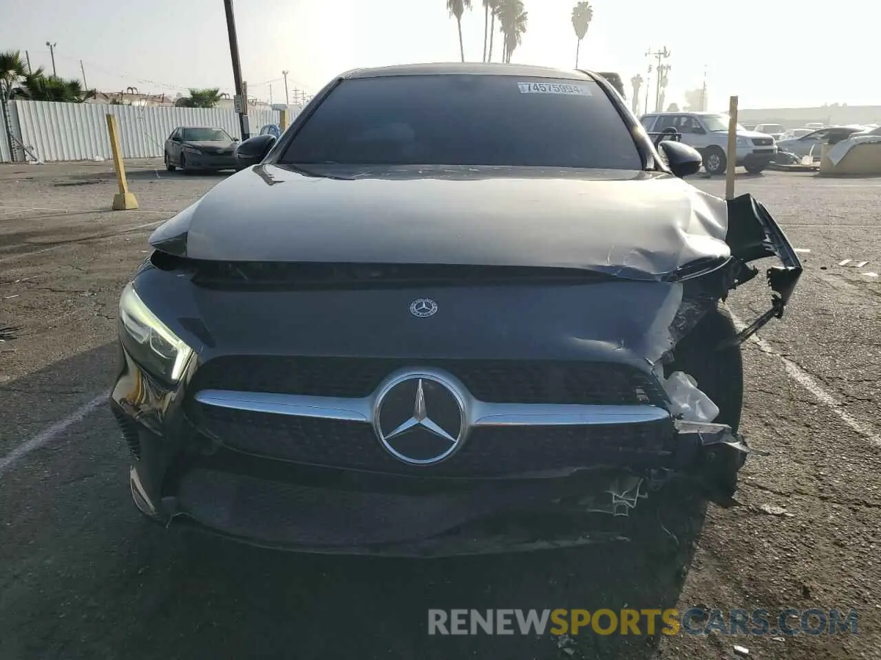 5 Photograph of a damaged car W1K3G4EB2LW043501 MERCEDES-BENZ A-CLASS 2020