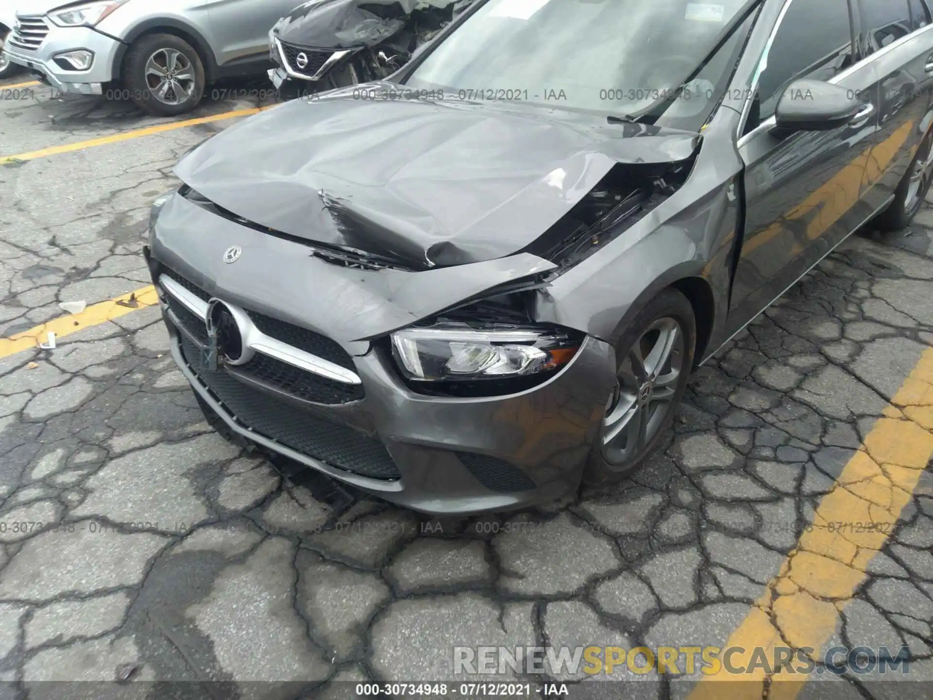 6 Photograph of a damaged car W1K3G4EB3LJ206587 MERCEDES-BENZ A-CLASS 2020