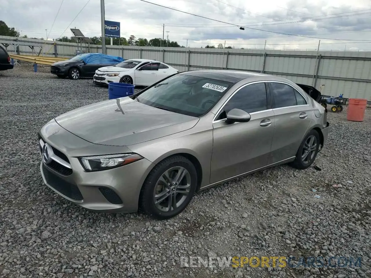 1 Photograph of a damaged car W1K3G4EB3LW047606 MERCEDES-BENZ A-CLASS 2020