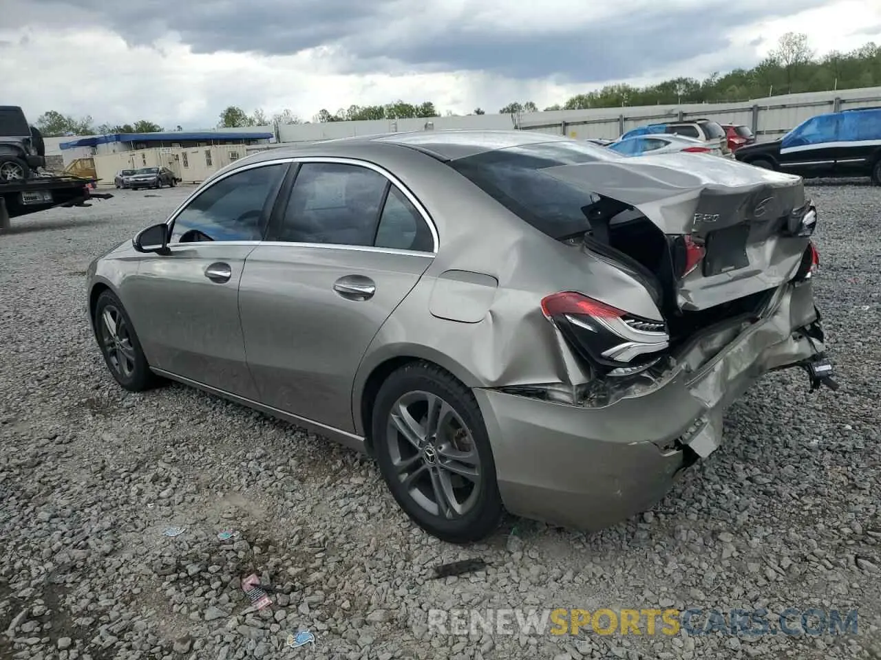 2 Photograph of a damaged car W1K3G4EB3LW047606 MERCEDES-BENZ A-CLASS 2020