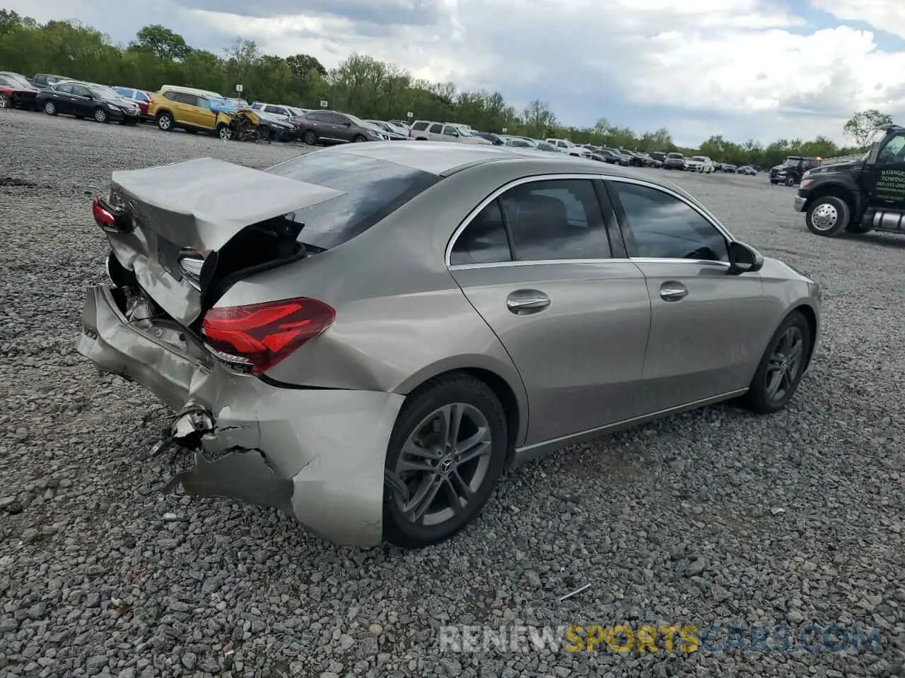 3 Photograph of a damaged car W1K3G4EB3LW047606 MERCEDES-BENZ A-CLASS 2020