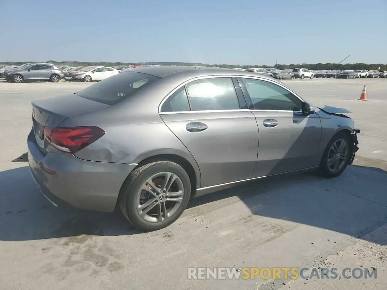 3 Photograph of a damaged car W1K3G4EB4LJ226783 MERCEDES-BENZ A-CLASS 2020