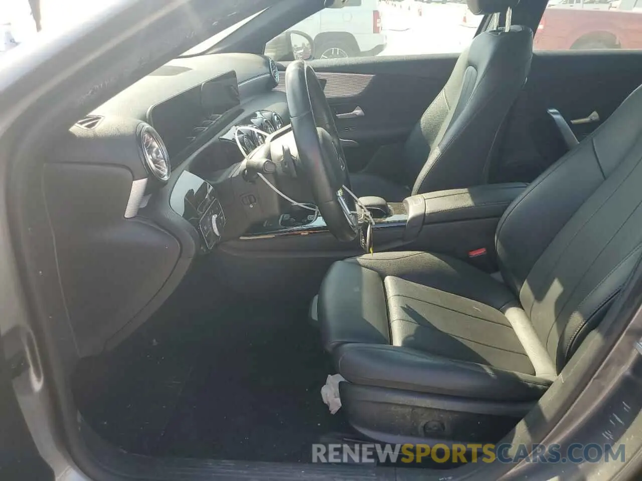 7 Photograph of a damaged car W1K3G4EB4LJ226783 MERCEDES-BENZ A-CLASS 2020