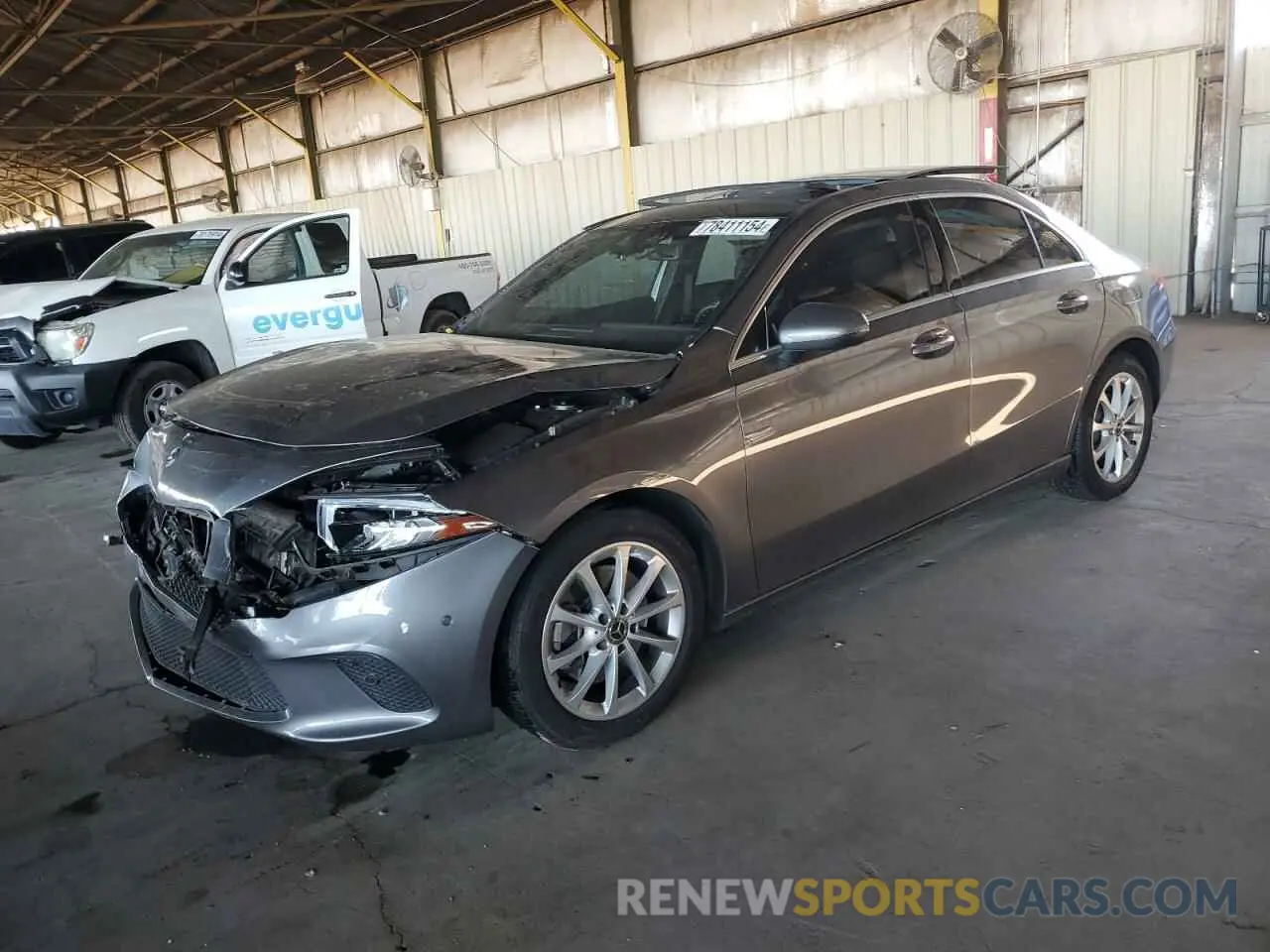 1 Photograph of a damaged car W1K3G4EB5LW043749 MERCEDES-BENZ A-CLASS 2020