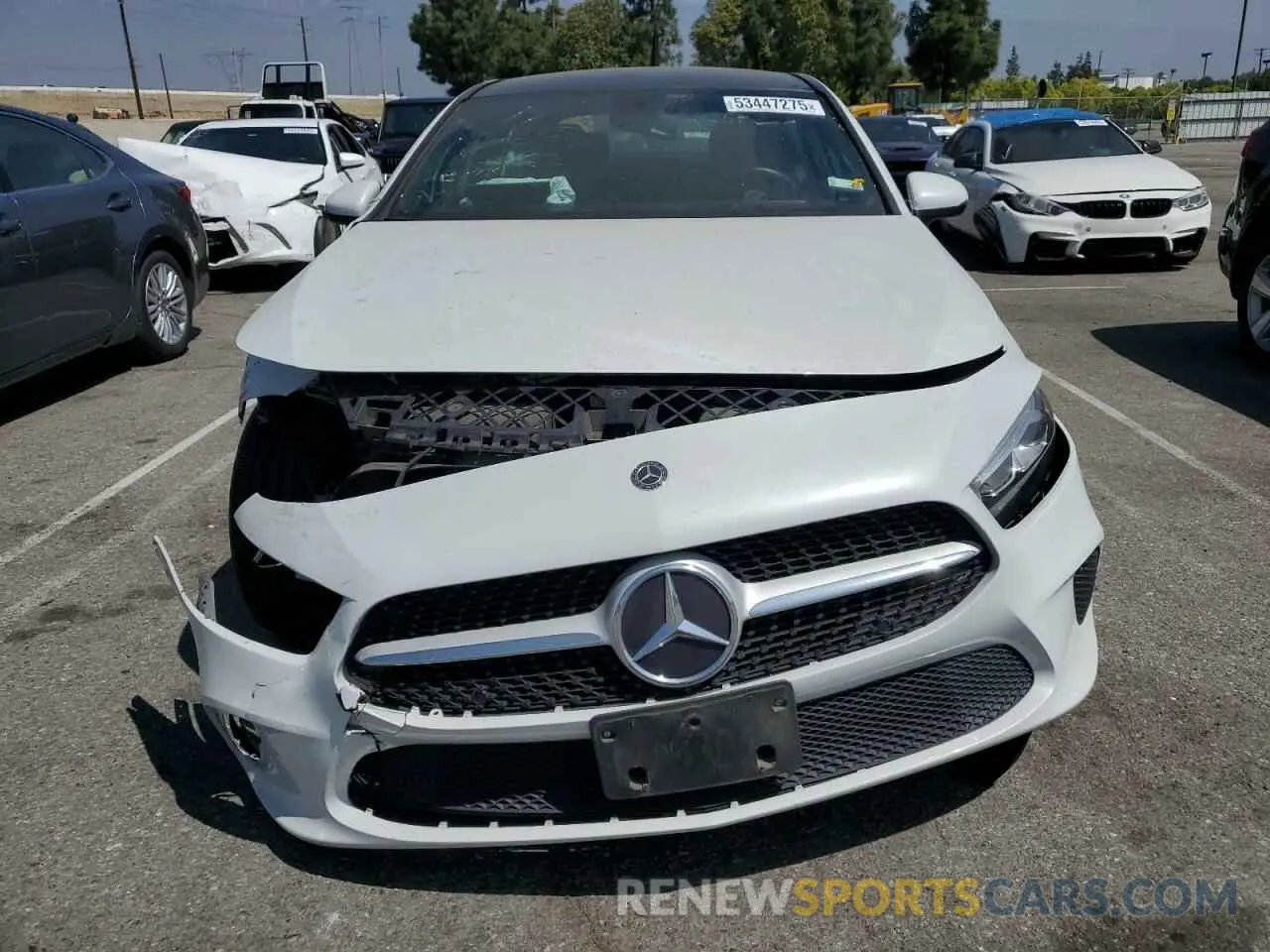 5 Photograph of a damaged car W1K3G4EB5LW043959 MERCEDES-BENZ A-CLASS 2020
