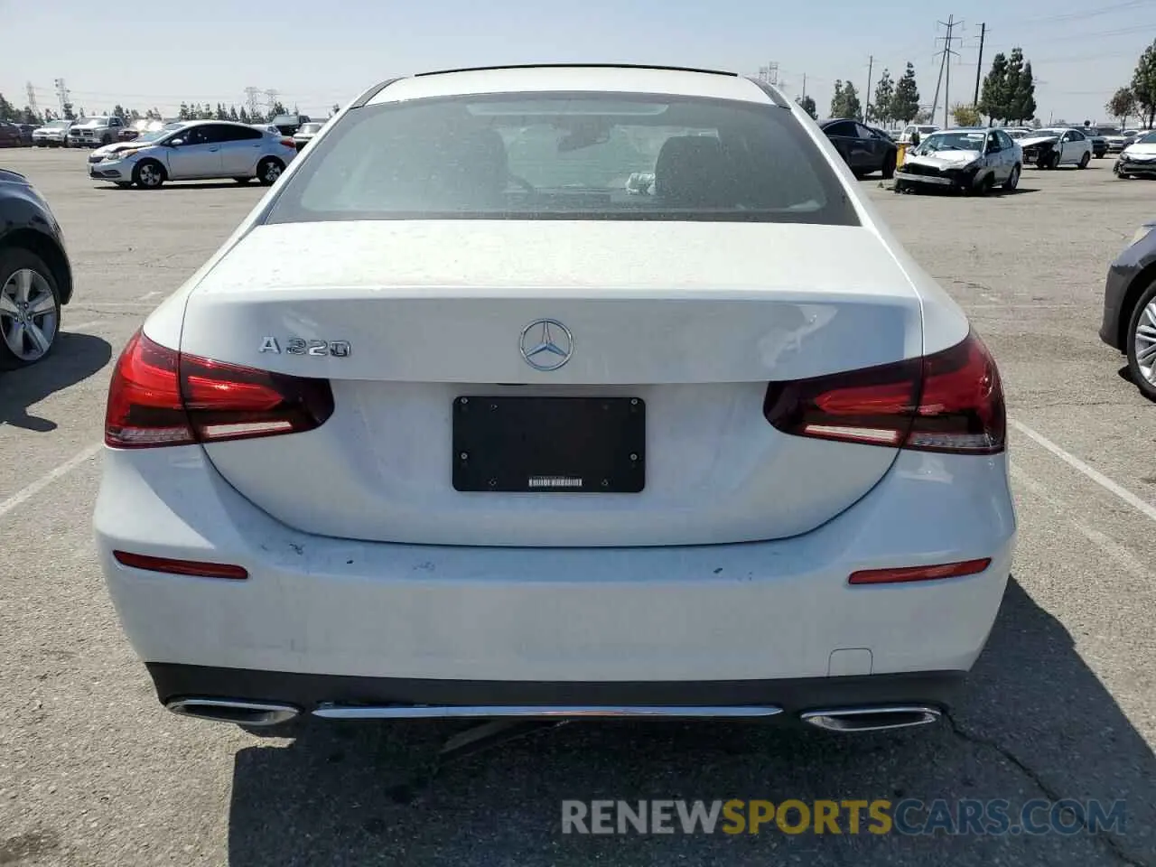 6 Photograph of a damaged car W1K3G4EB5LW043959 MERCEDES-BENZ A-CLASS 2020
