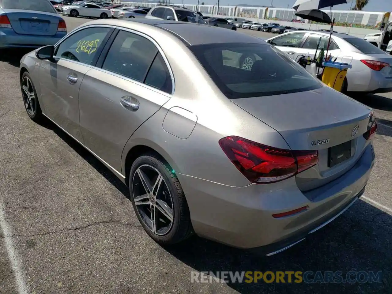 3 Photograph of a damaged car W1K3G4EB8LJ211123 MERCEDES-BENZ A-CLASS 2020