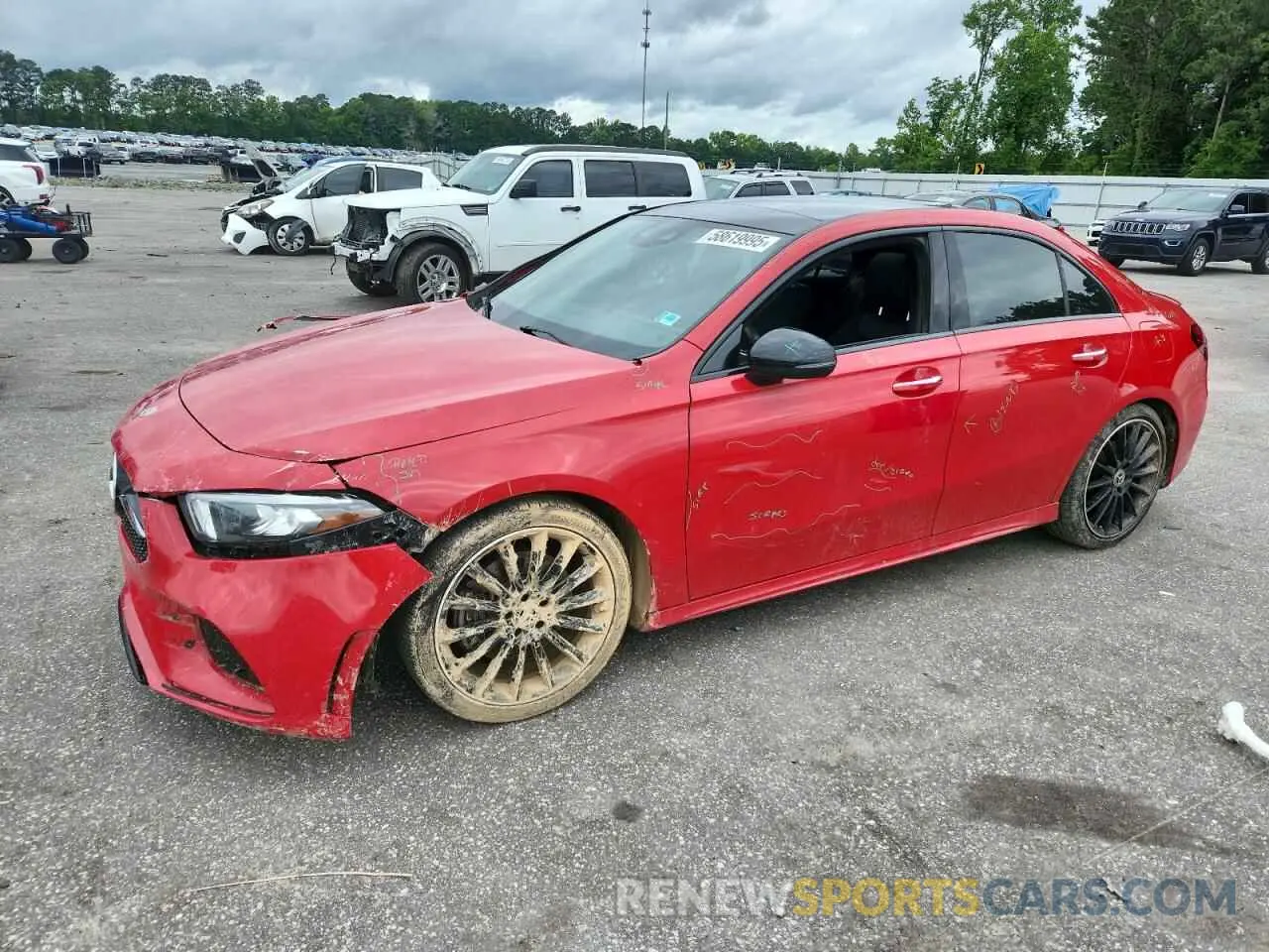 1 Photograph of a damaged car W1K3G4EB9LW045729 MERCEDES-BENZ A-CLASS 2020