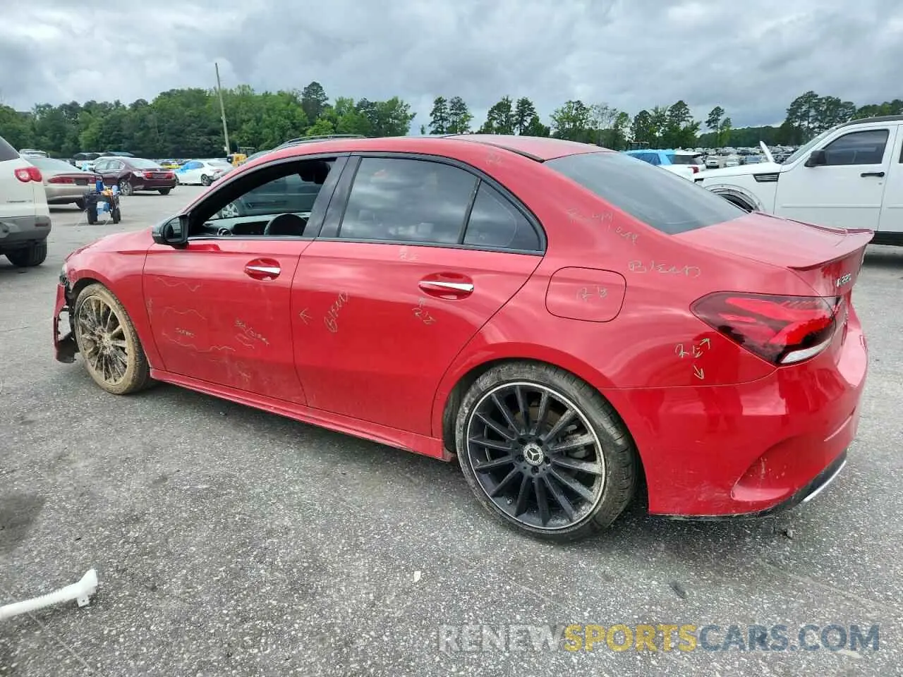 2 Photograph of a damaged car W1K3G4EB9LW045729 MERCEDES-BENZ A-CLASS 2020