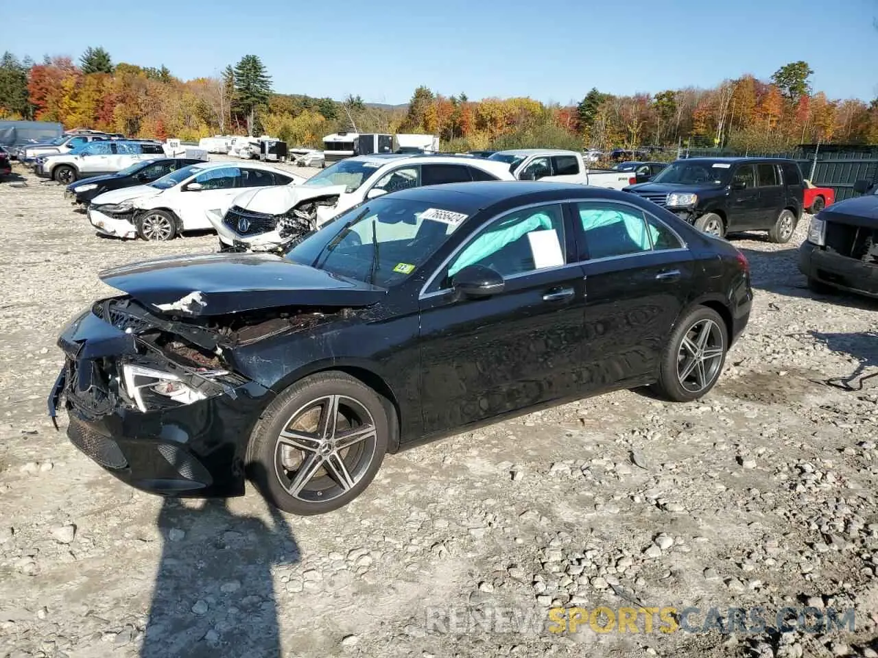 1 Photograph of a damaged car W1K3G4FB0LW047495 MERCEDES-BENZ A-CLASS 2020