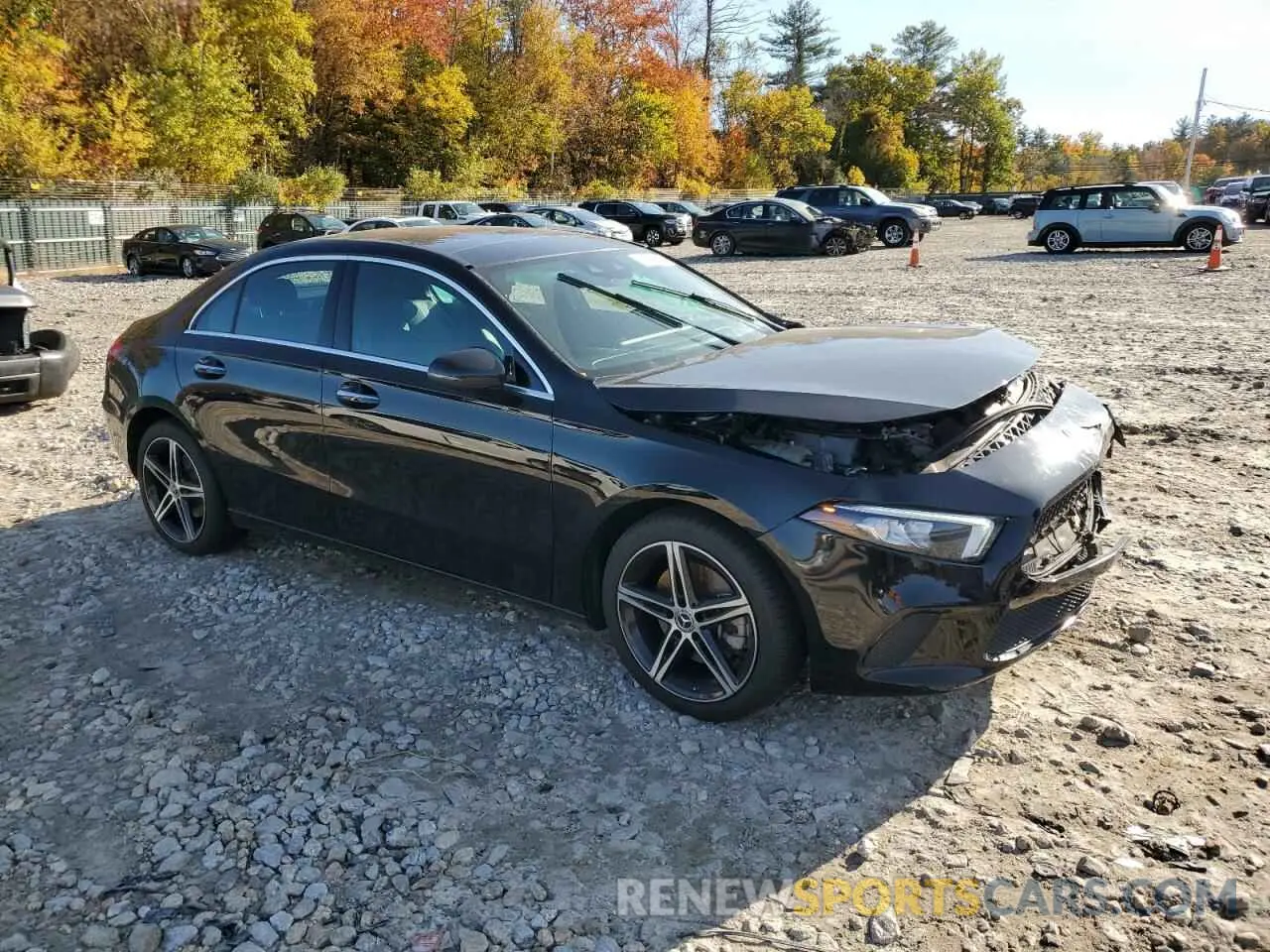 4 Photograph of a damaged car W1K3G4FB0LW047495 MERCEDES-BENZ A-CLASS 2020