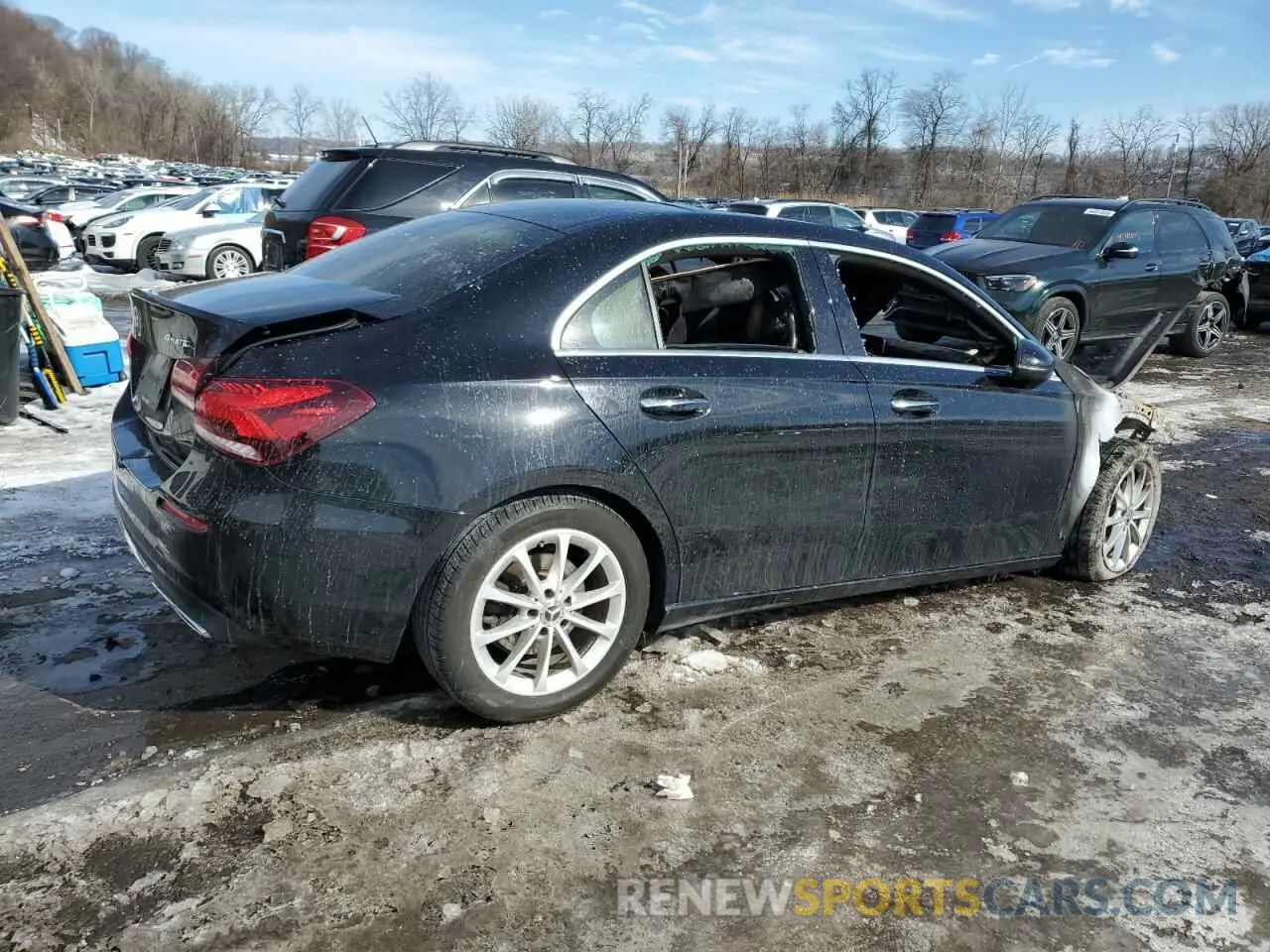 3 Photograph of a damaged car W1K3G4FB1LW043875 MERCEDES-BENZ A-CLASS 2020