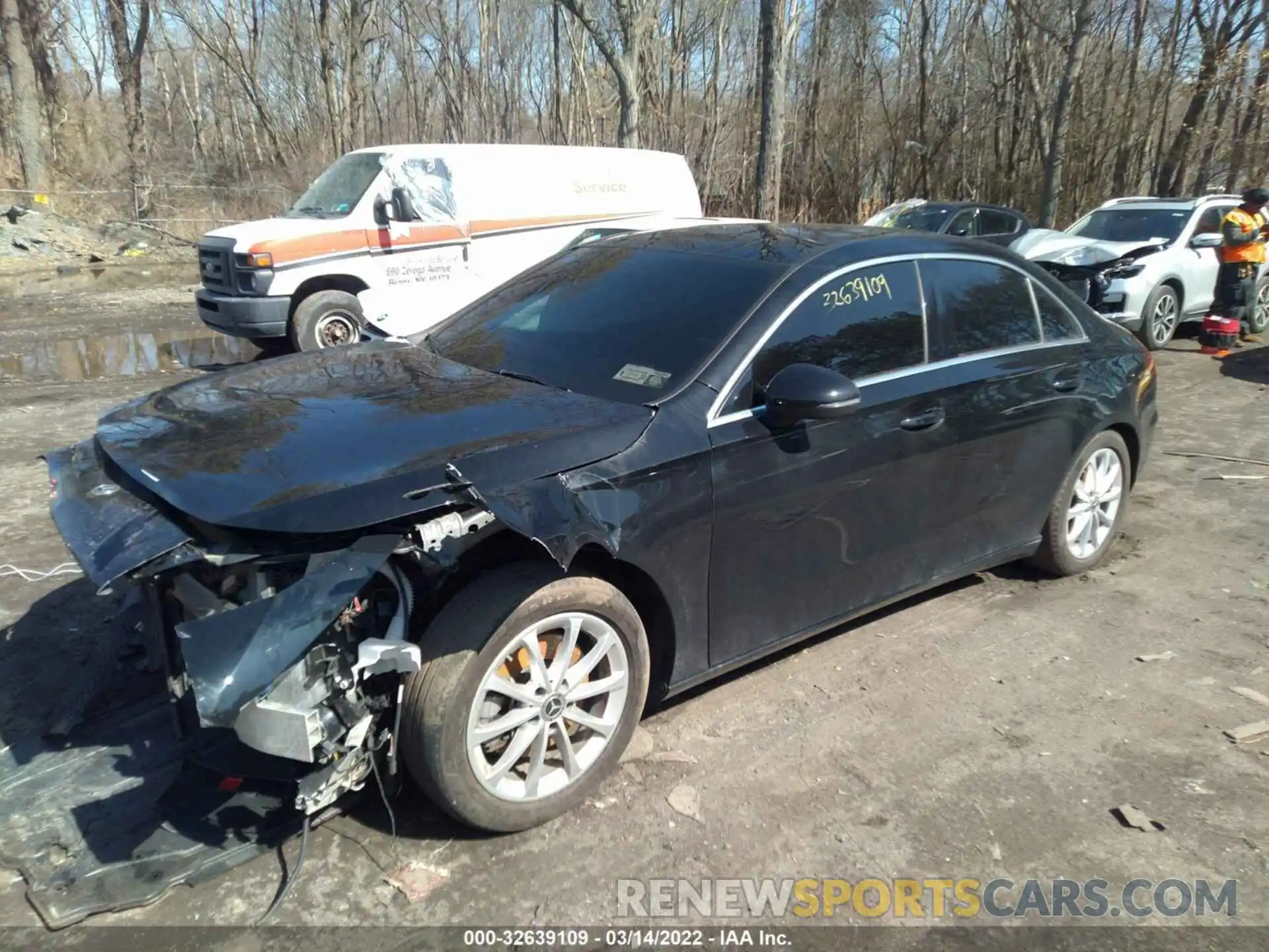 2 Photograph of a damaged car W1K3G4FBXLJ209615 MERCEDES-BENZ A-CLASS 2020