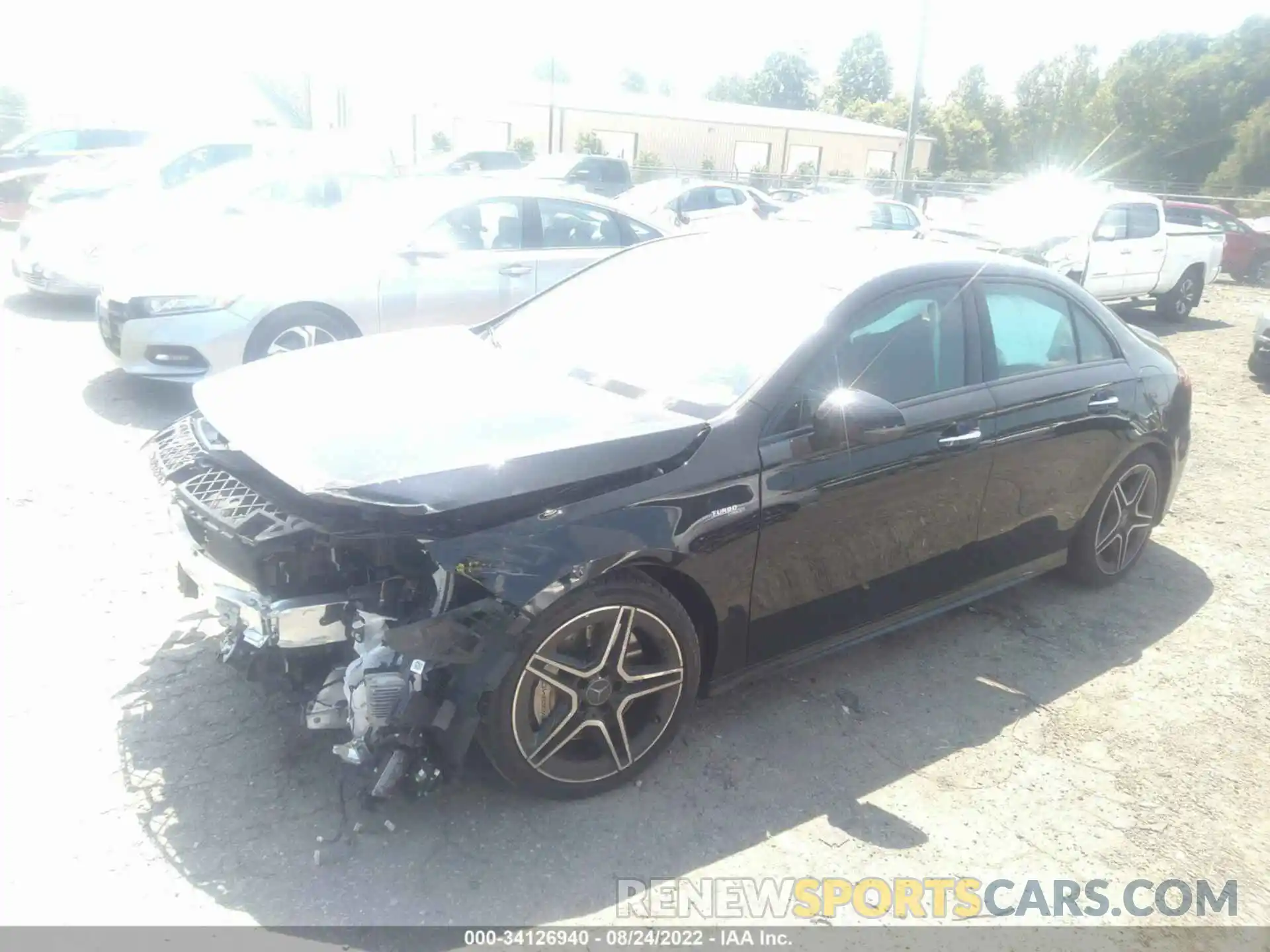 2 Photograph of a damaged car W1K3G5BB5LJ227385 MERCEDES-BENZ A-CLASS 2020