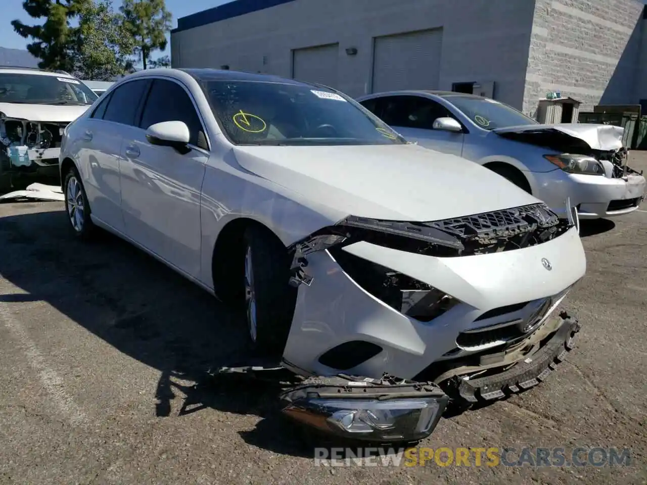 1 Photograph of a damaged car WDD3G4EB2LW038881 MERCEDES-BENZ A-CLASS 2020