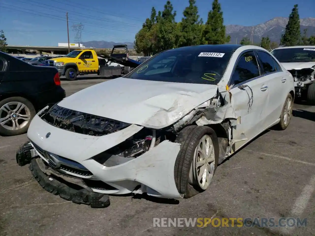 2 Photograph of a damaged car WDD3G4EB2LW038881 MERCEDES-BENZ A-CLASS 2020