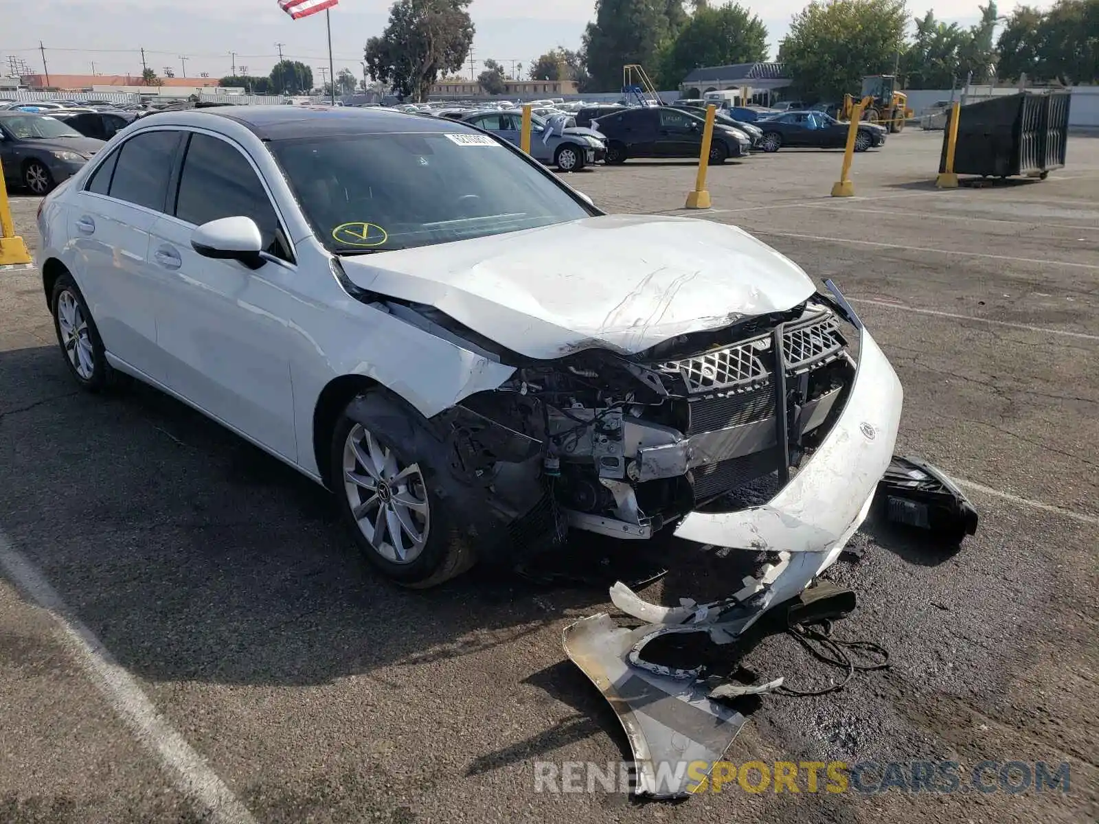 1 Photograph of a damaged car WDD3G4EB3LW038338 MERCEDES-BENZ A-CLASS 2020