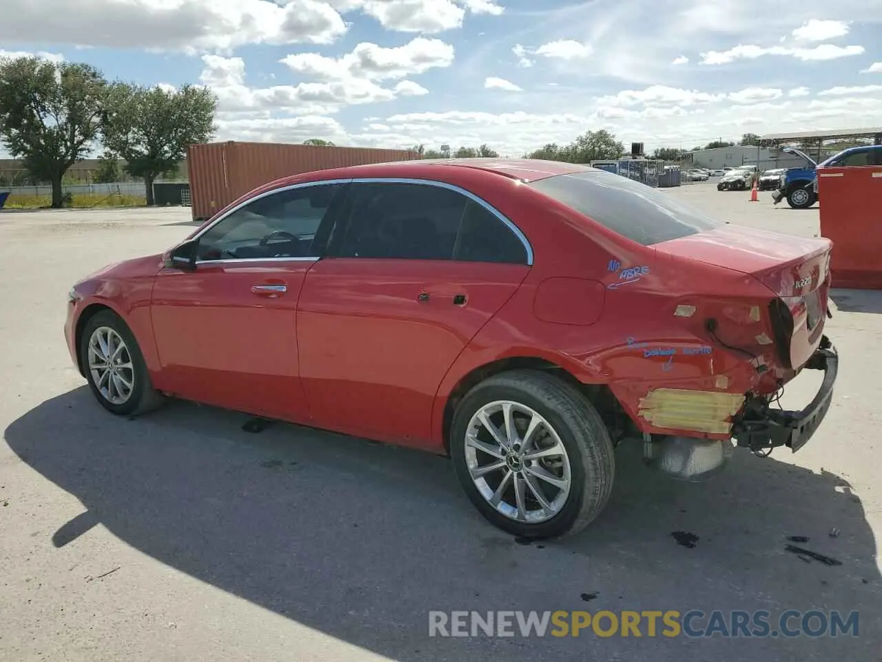 2 Photograph of a damaged car WDD3G4EBXLW038675 MERCEDES-BENZ A-CLASS 2020