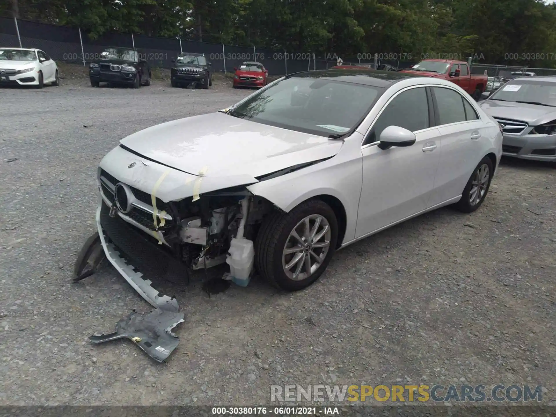 2 Photograph of a damaged car WDD3G4FB3LW037947 MERCEDES-BENZ A-CLASS 2020