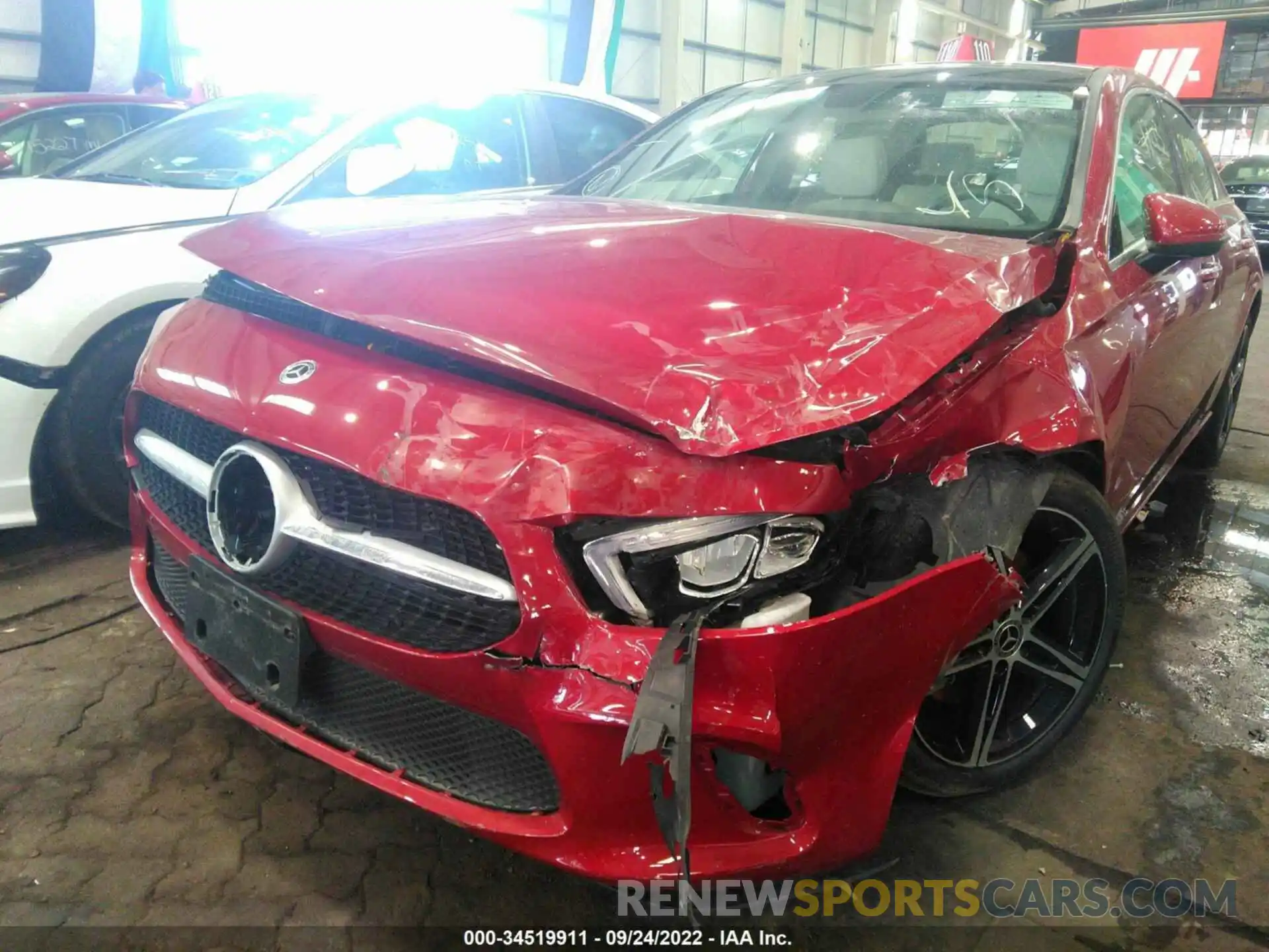 6 Photograph of a damaged car 00K3G4EB1MJ290801 MERCEDES-BENZ A-CLASS 2021