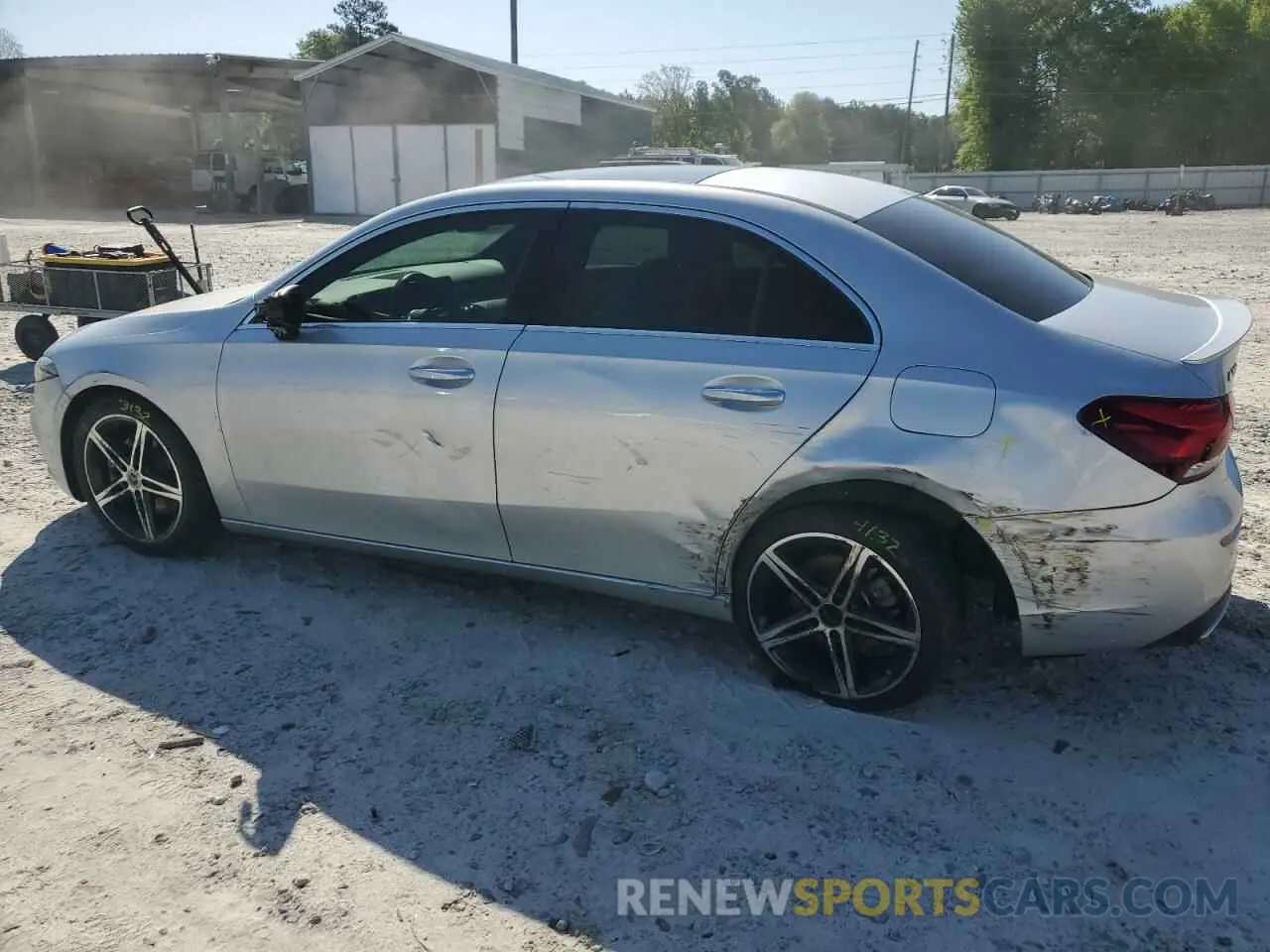 2 Photograph of a damaged car W1K3G4EB0MJ271544 MERCEDES-BENZ A-CLASS 2021