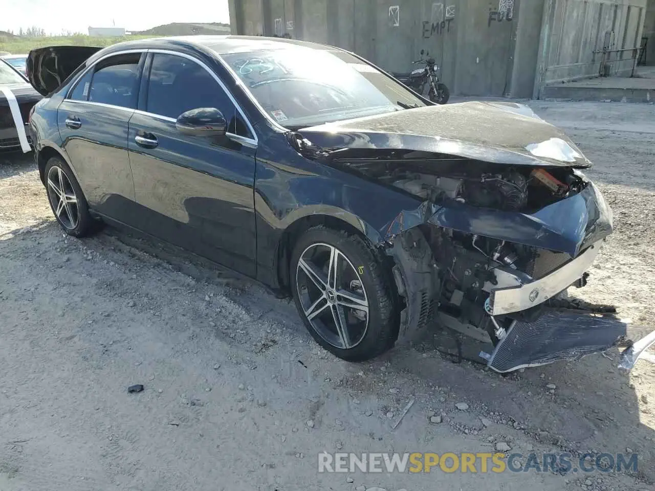1 Photograph of a damaged car W1K3G4EB0MJ288375 MERCEDES-BENZ A-CLASS 2021