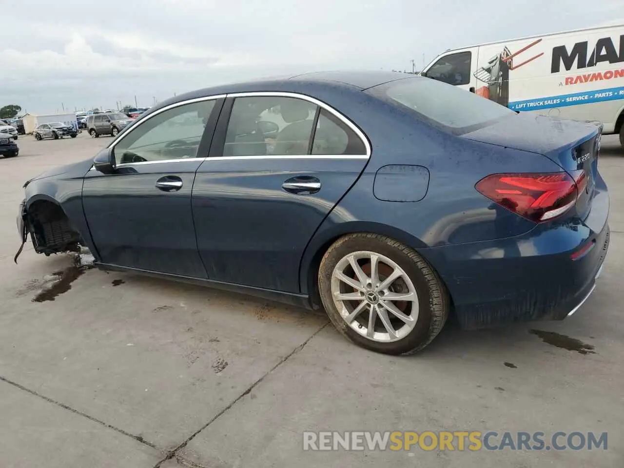 2 Photograph of a damaged car W1K3G4EB1MJ271505 MERCEDES-BENZ A-CLASS 2021