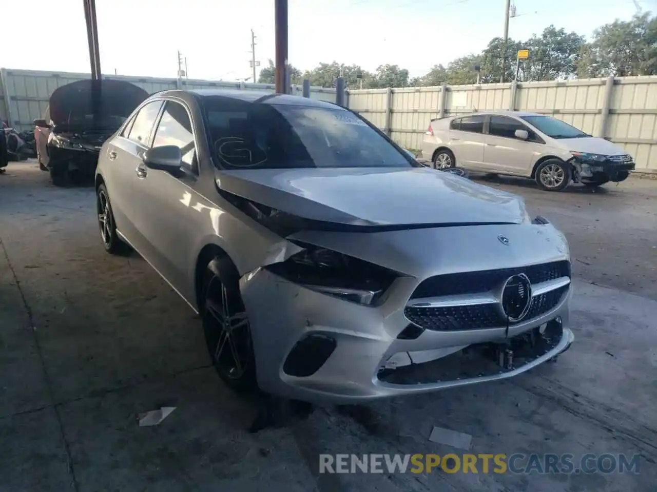 1 Photograph of a damaged car W1K3G4EB3MJ287169 MERCEDES-BENZ A-CLASS 2021