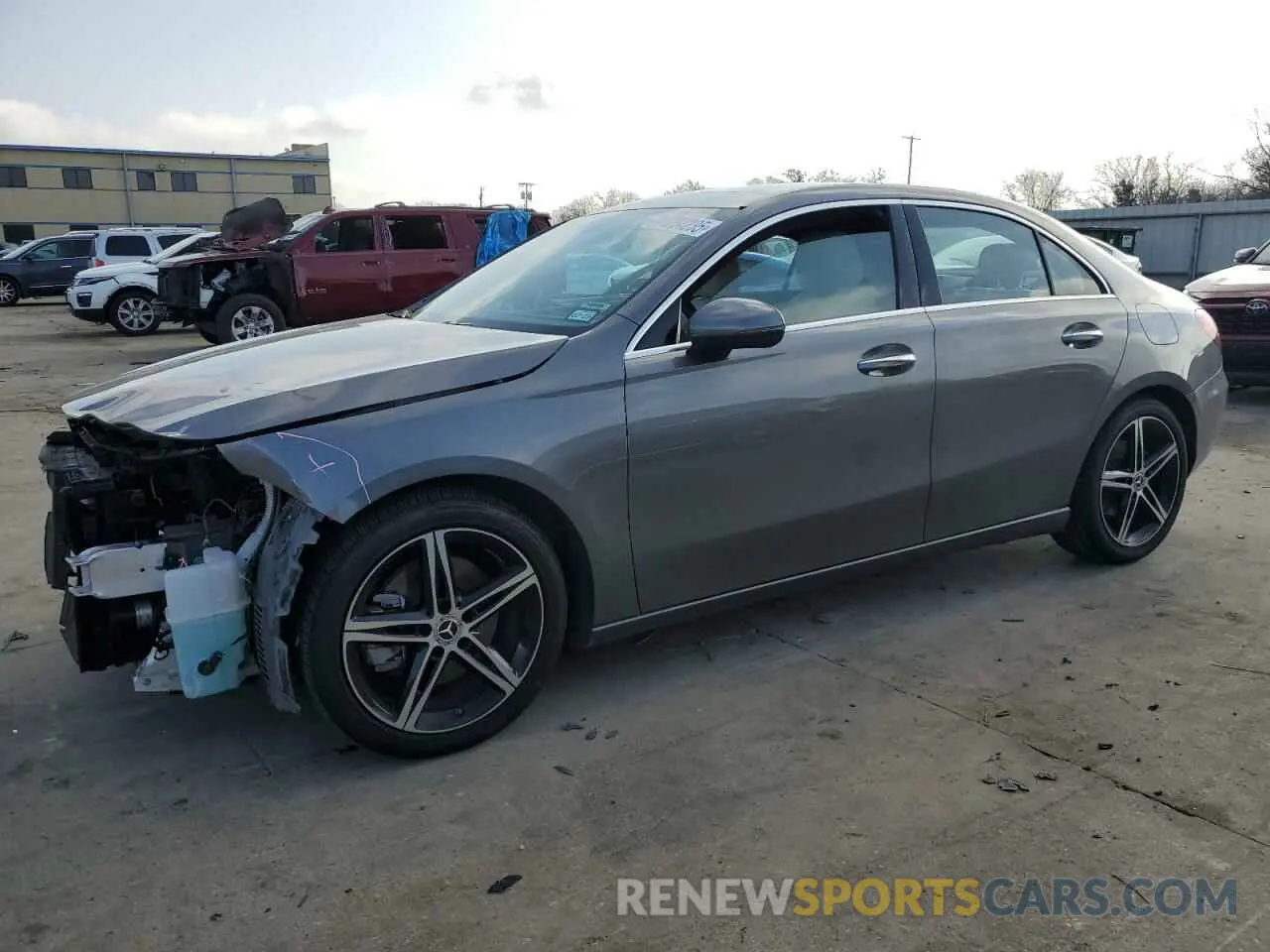 1 Photograph of a damaged car W1K3G4EB4MJ289447 MERCEDES-BENZ A-CLASS 2021