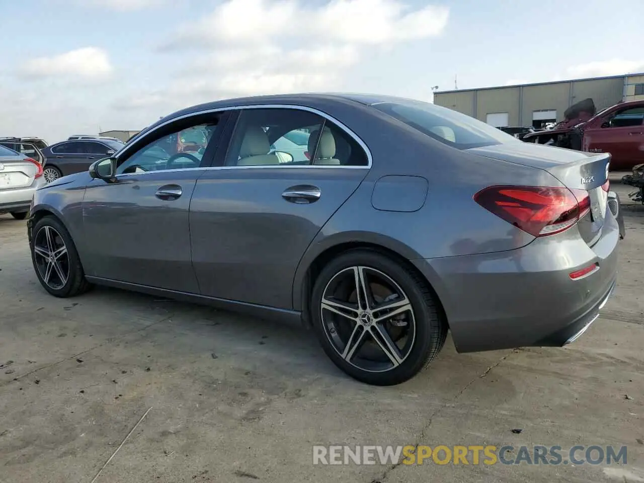 2 Photograph of a damaged car W1K3G4EB4MJ289447 MERCEDES-BENZ A-CLASS 2021