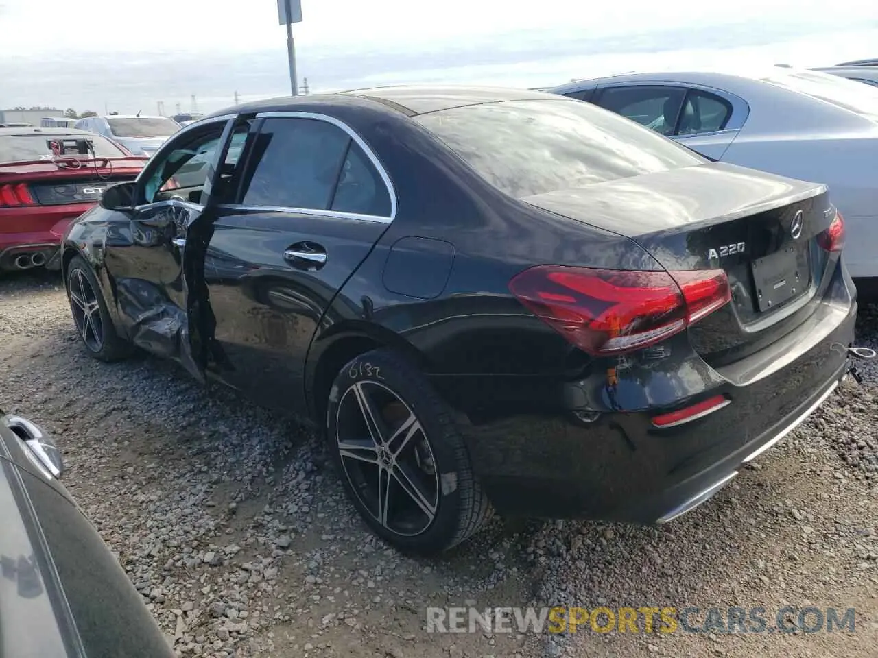 2 Photograph of a damaged car W1K3G4EB5MJ313187 MERCEDES-BENZ A-CLASS 2021