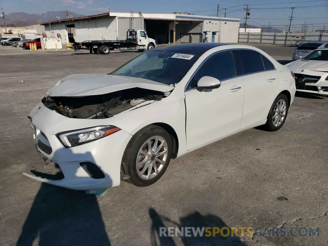1 Photograph of a damaged car W1K3G4EB6MJ304563 MERCEDES-BENZ A-CLASS 2021