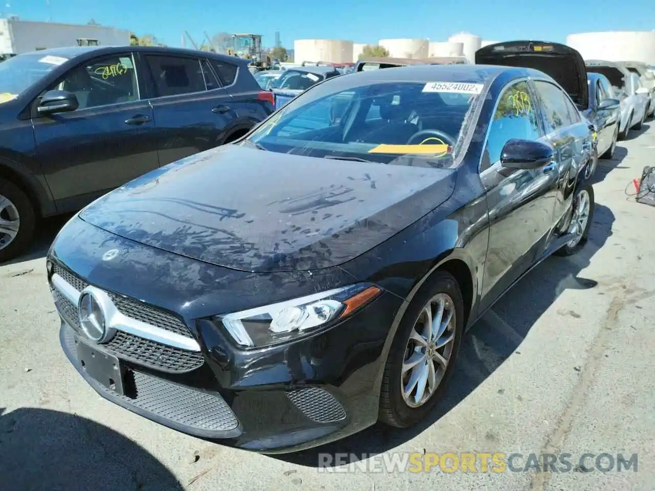 2 Photograph of a damaged car W1K3G4EB6MJ314316 MERCEDES-BENZ A-CLASS 2021