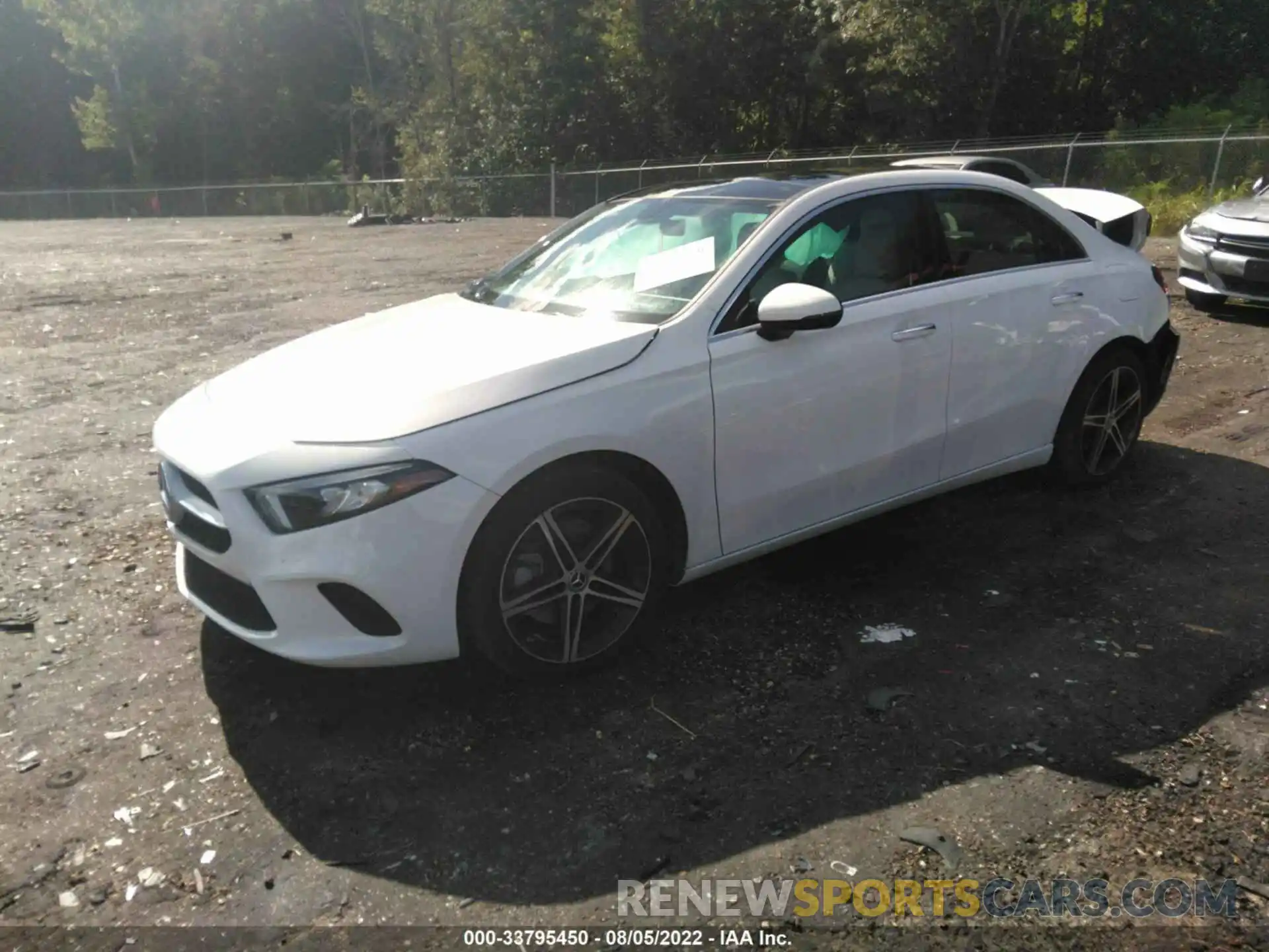 2 Photograph of a damaged car W1K3G4EB7MJ256278 MERCEDES-BENZ A-CLASS 2021