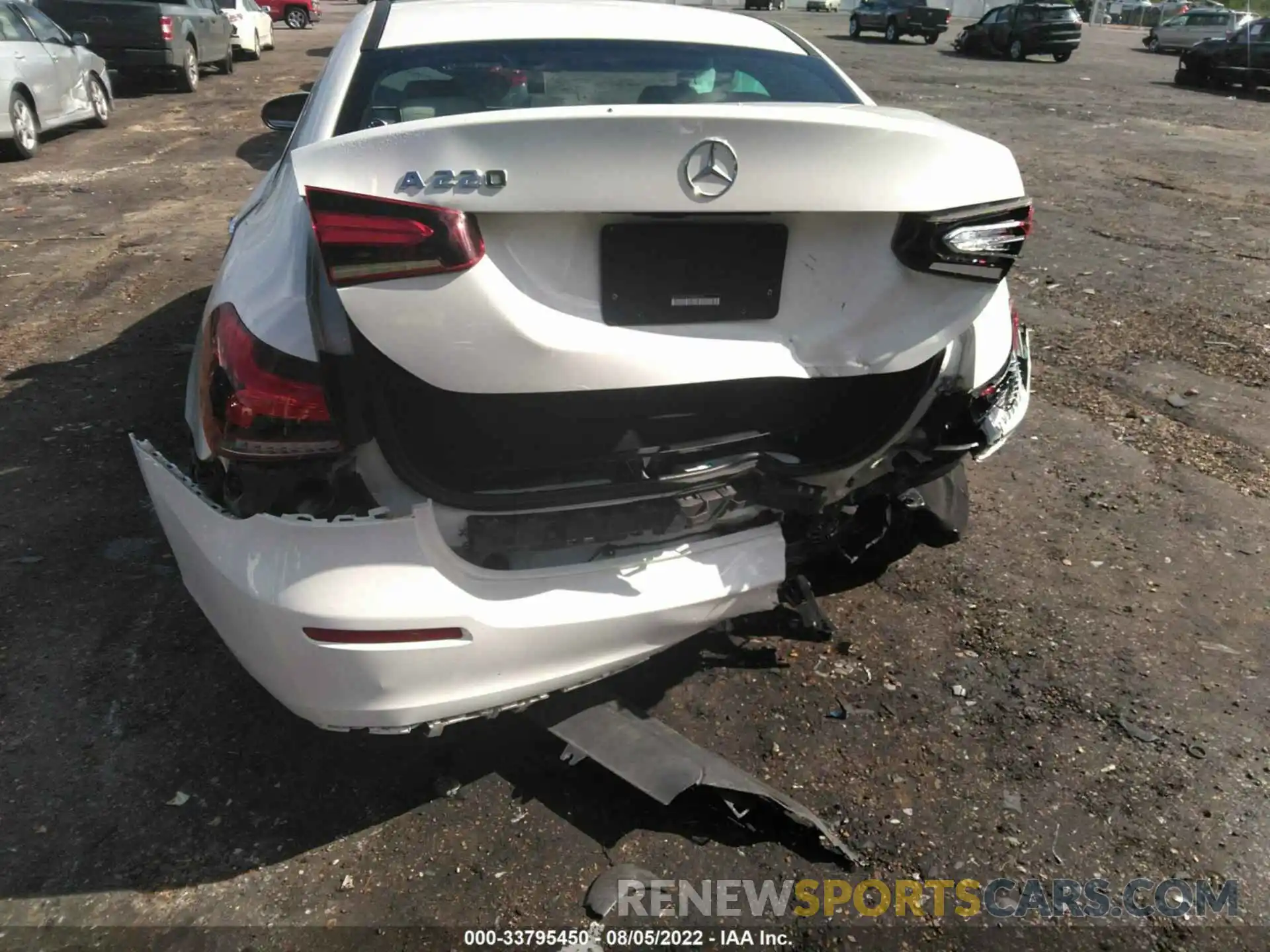 6 Photograph of a damaged car W1K3G4EB7MJ256278 MERCEDES-BENZ A-CLASS 2021