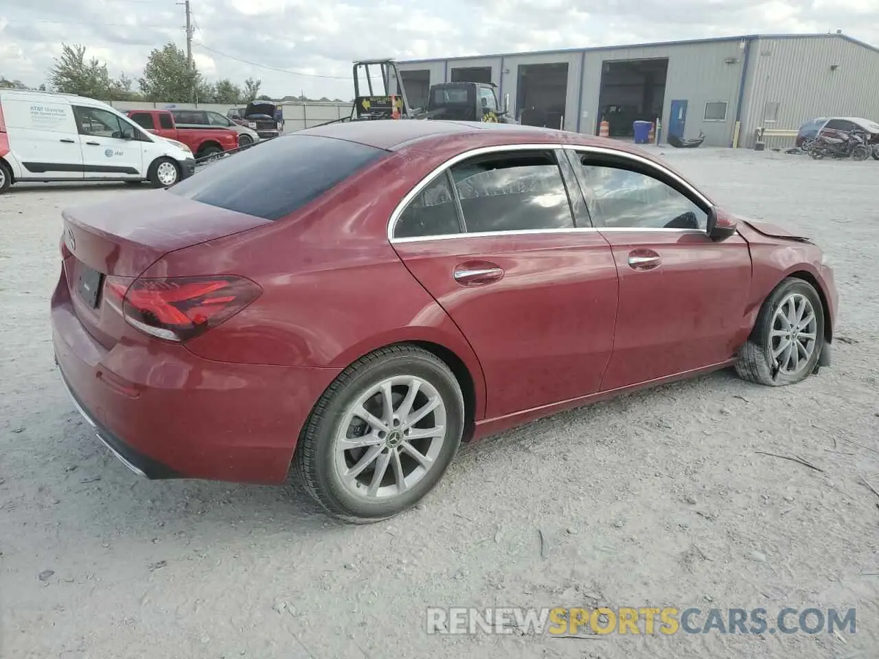 3 Photograph of a damaged car W1K3G4EB8MJ263403 MERCEDES-BENZ A-CLASS 2021