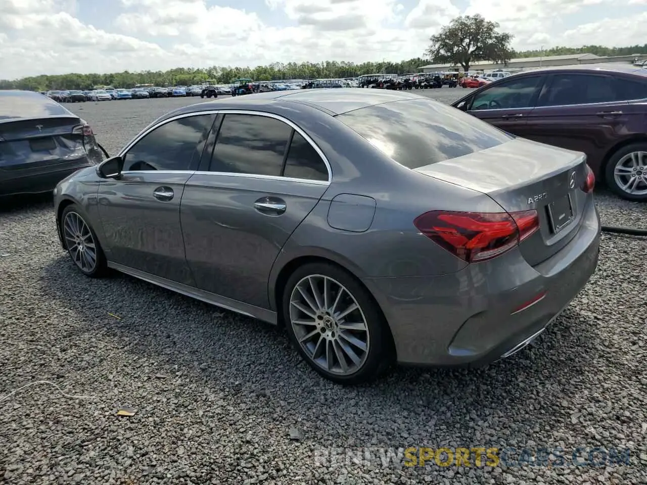 2 Photograph of a damaged car W1K3G4EB8MJ268505 MERCEDES-BENZ A-CLASS 2021