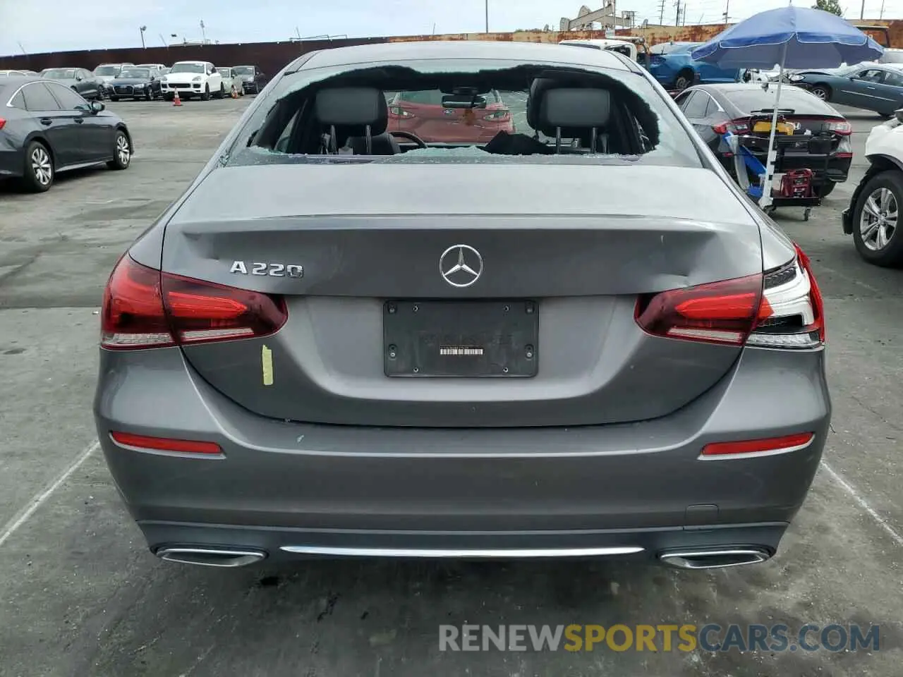 6 Photograph of a damaged car W1K3G4EB8MJ296420 MERCEDES-BENZ A-CLASS 2021