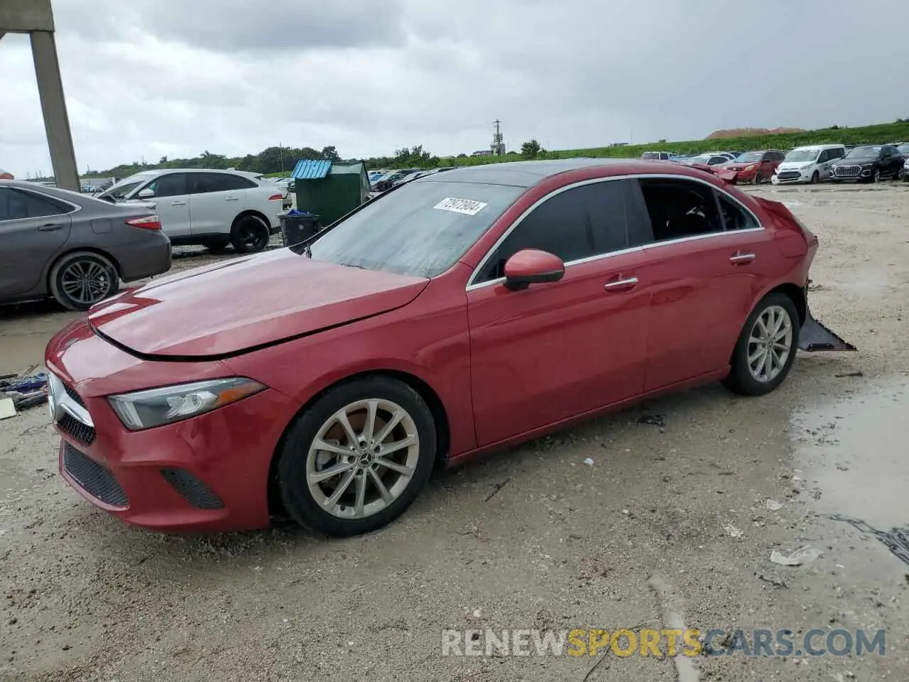 1 Photograph of a damaged car W1K3G4EBXMJ261555 MERCEDES-BENZ A-CLASS 2021