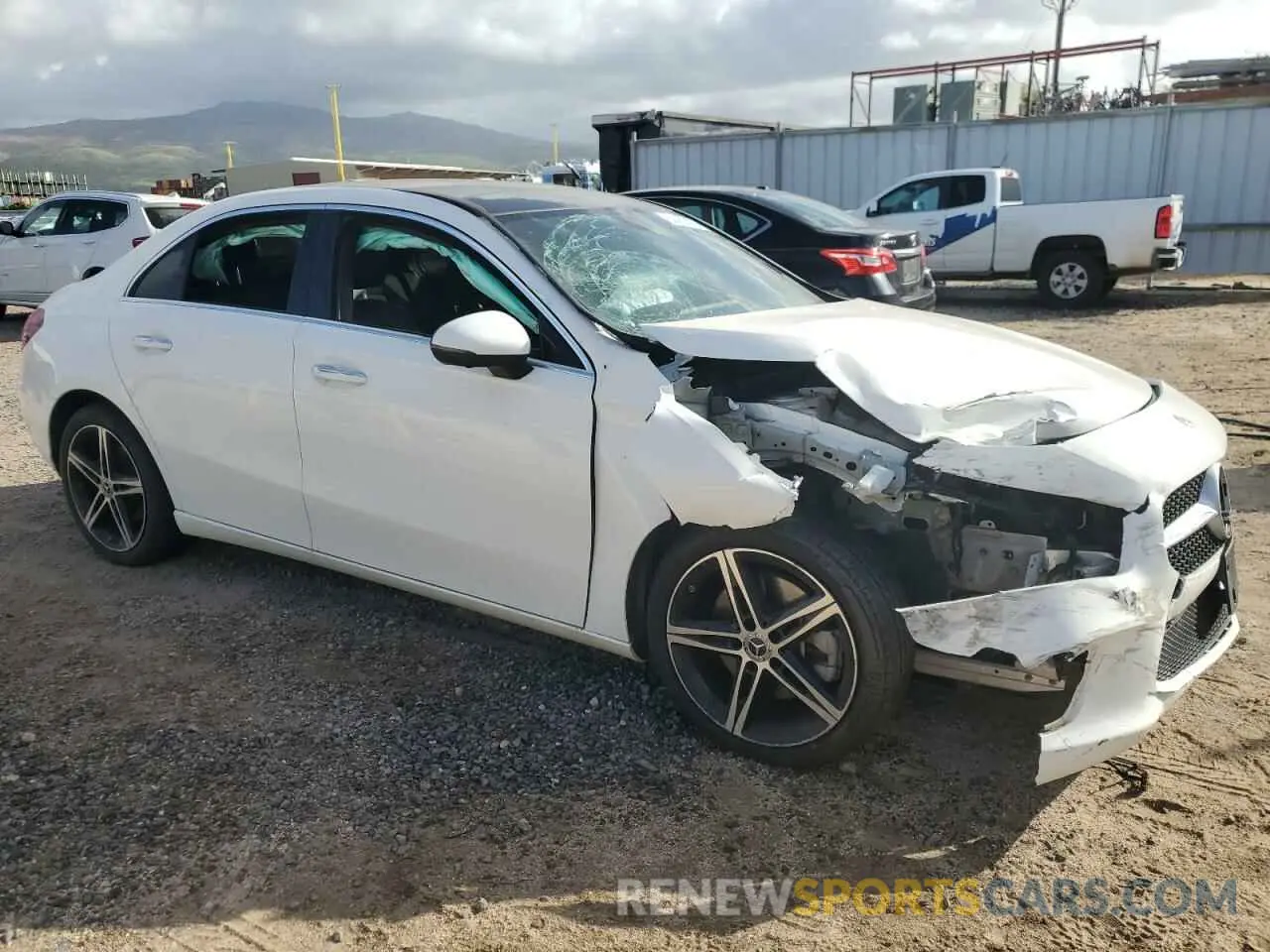 4 Photograph of a damaged car W1K3G4EBXMJ293258 MERCEDES-BENZ A-CLASS 2021