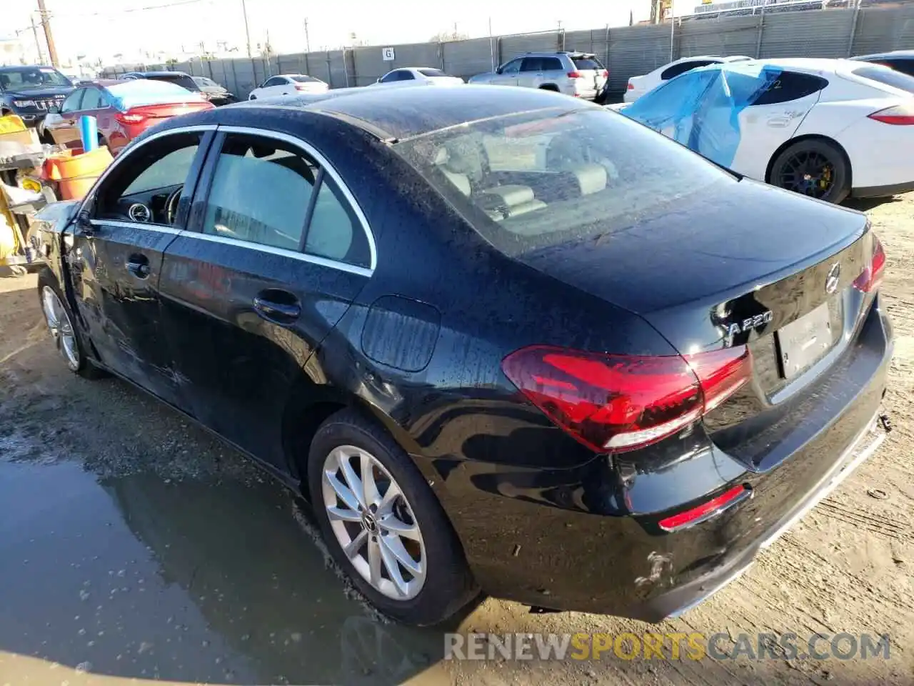 3 Photograph of a damaged car W1K3G4EBXMJ308602 MERCEDES-BENZ A-CLASS 2021