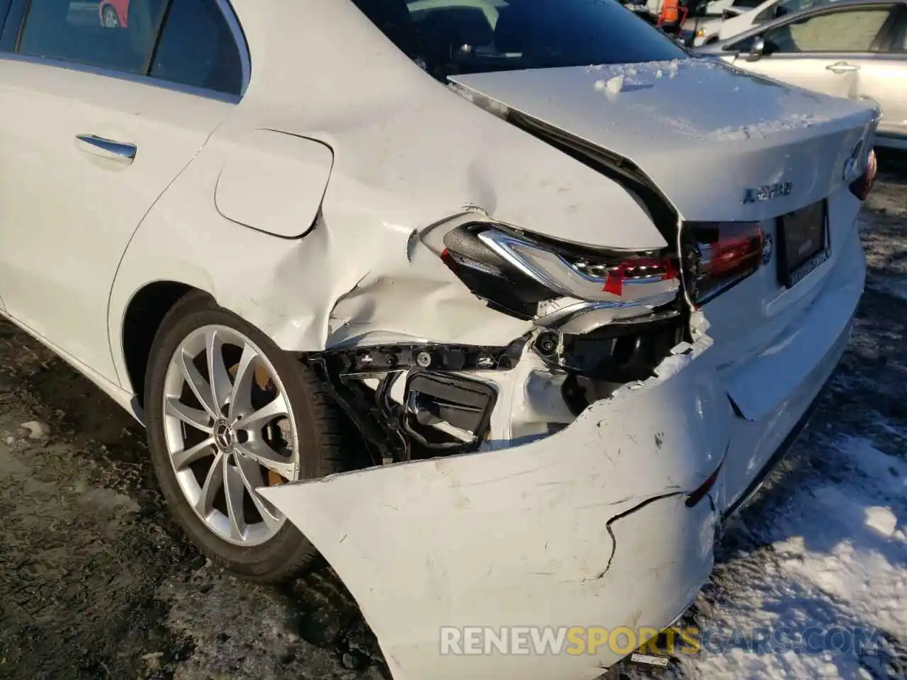 9 Photograph of a damaged car W1K3G4FB0MJ275043 MERCEDES-BENZ A-CLASS 2021