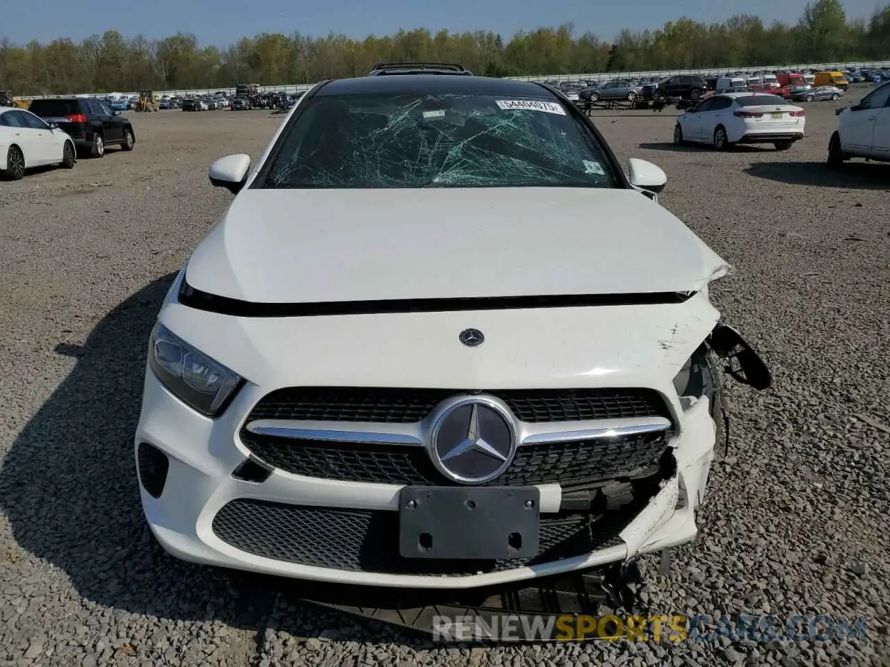 5 Photograph of a damaged car W1K3G4FB0MJ292358 MERCEDES-BENZ A-CLASS 2021