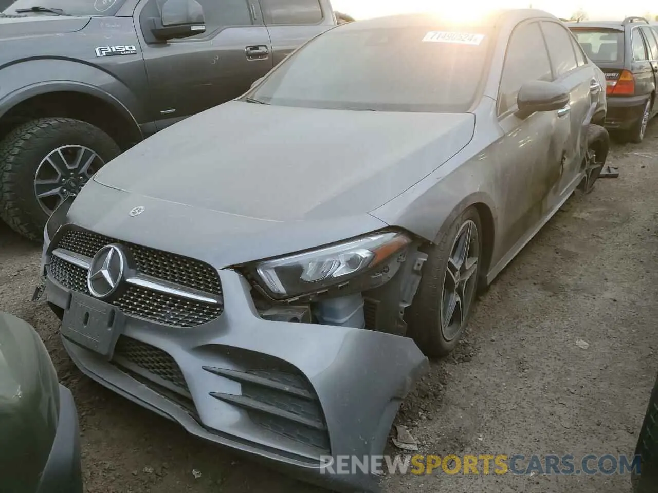 1 Photograph of a damaged car W1K3G4FB0MJ322362 MERCEDES-BENZ A-CLASS 2021