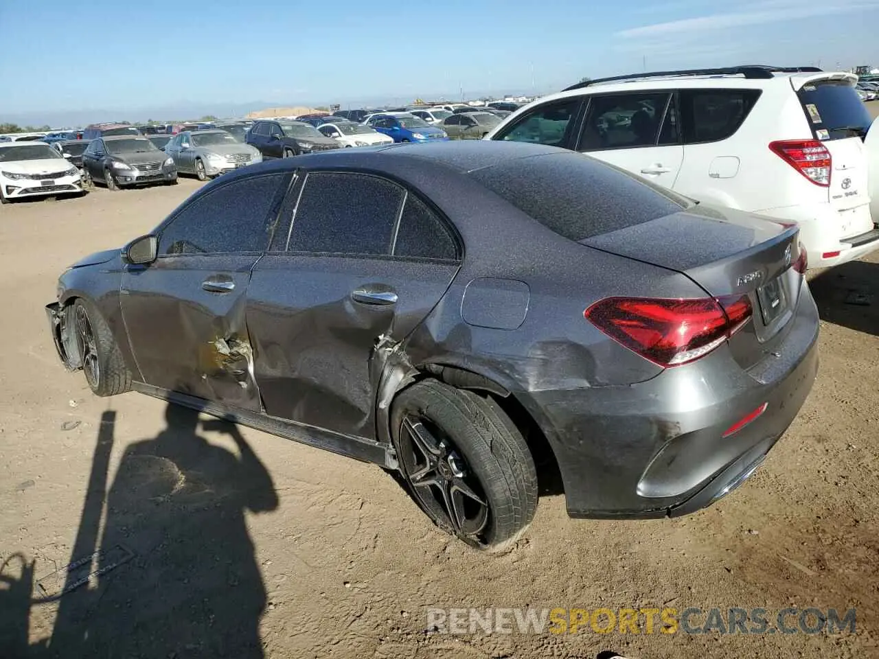 2 Photograph of a damaged car W1K3G4FB0MJ322362 MERCEDES-BENZ A-CLASS 2021