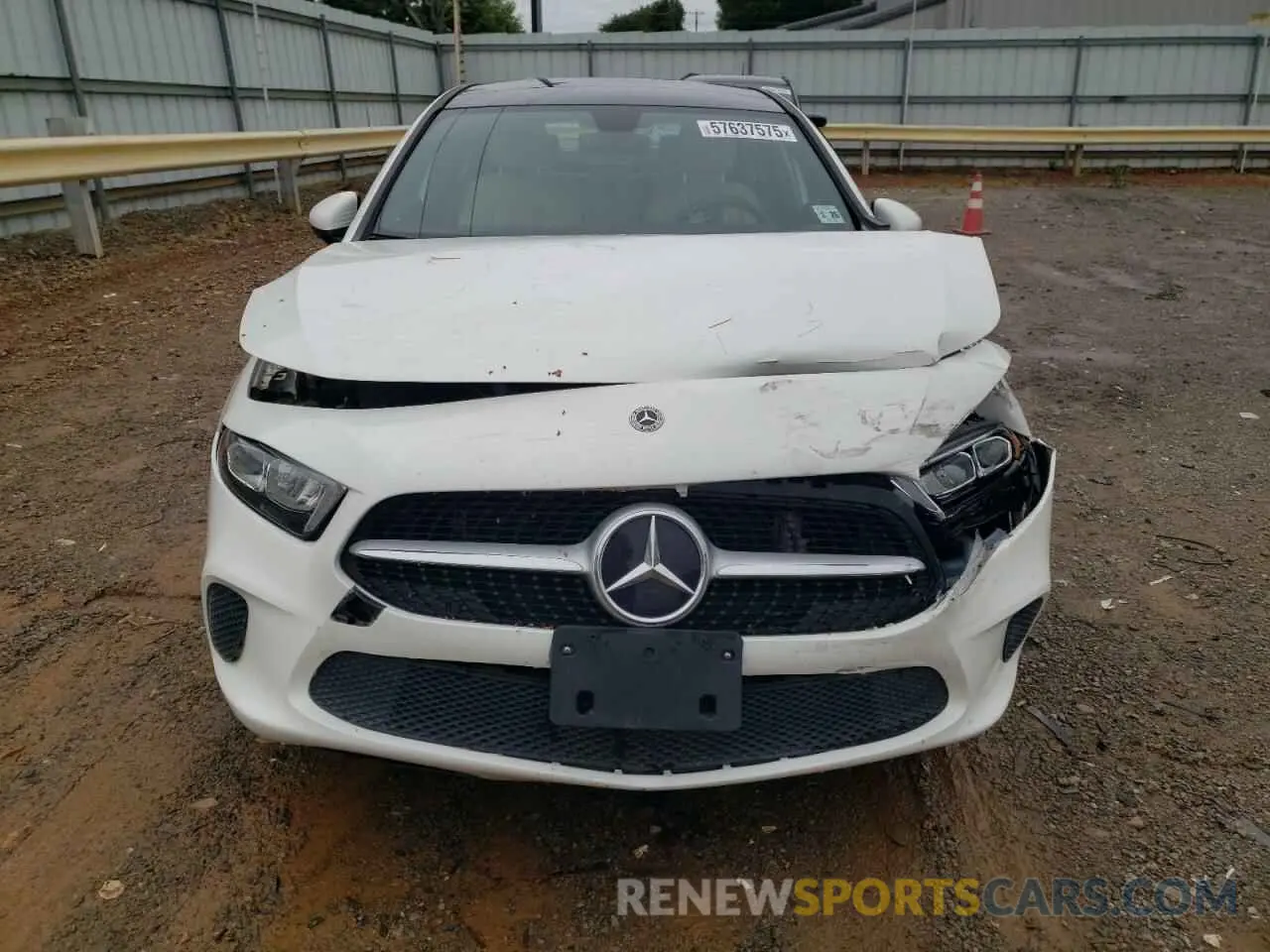 5 Photograph of a damaged car W1K3G4FB3MJ270404 MERCEDES-BENZ A-CLASS 2021