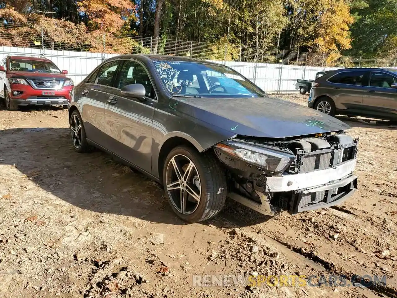 1 Photograph of a damaged car W1K3G4FB4MJ288183 MERCEDES-BENZ A-CLASS 2021