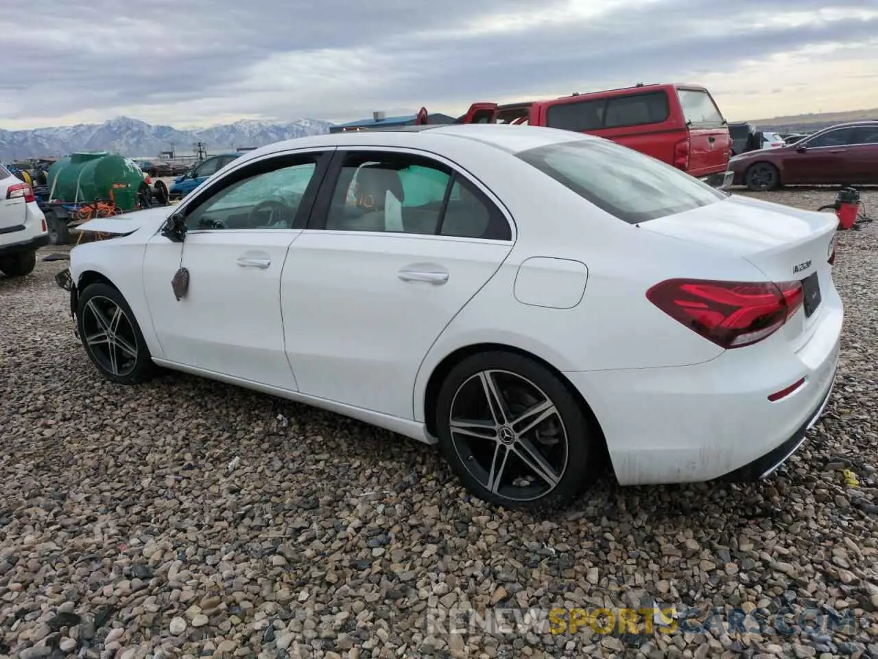 2 Photograph of a damaged car W1K3G4FB5MJ295398 MERCEDES-BENZ A-CLASS 2021